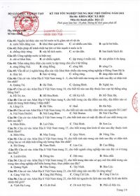 Đề thi tốt nghiệp trung học phổ th&ocirc;ng m&ocirc;n Địa L&iacute; năm 2021 (Đề tham khảo)