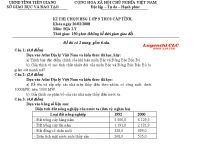 Đề thi chọn HSG lớp 9 THCS cấp tỉnh m&ocirc;n Địa L&yacute; tỉnh Tiền Giang năm 2008