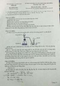 Đề thi tuyển sinh vào lớp 10 THPT môn Hóa Học Chuyên tỉnh Đắk Lắk năm 2022