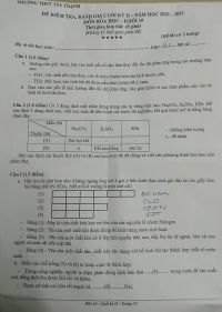 Đề kiểm tra đ&aacute;nh gi&aacute; cuối học k&igrave; I m&ocirc;n H&oacute;a Học khối 10 Trường THPT T&acirc;y Thạnh, Th&agrave;nh phố Hồ Ch&iacute; Minh năm 2021