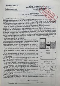 Đề thi tuyển sinh vào lớp 10 và đáp án môn Vật Lý Trường THPT CHUYÊN Phan Bội Châu, tỉnh Nghệ An năm 2012