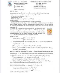 Đề khảo sát thi vào lớp 10 và đáp án môn Toán lớp 9 Trường THCS Giảng Võ, quận Ba Đình, Hà Nội năm 2022