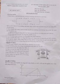 Đề thi HSG lớp 9 cấp quận môn Hóa Học tại Cầu Giấy năm 2019