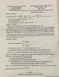 Đề khảo sát chất lượng môn Toán lớp 9 quận Hà Đông, Hà Nội năm 2022
