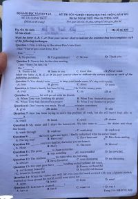 Đề thi tốt nghiệp THPT v&agrave; đ&aacute;p &aacute;n m&ocirc;n Tiếng Anh năm 2021 - M&atilde; đề 409